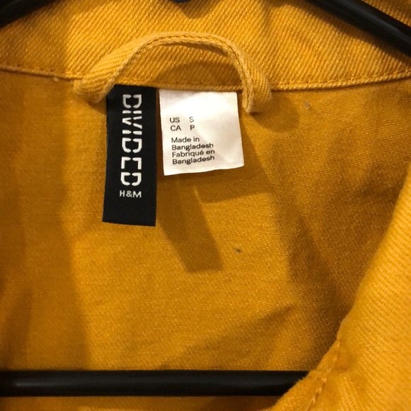 Brand New Mustard Jean Jacket - Picture 2 of 2